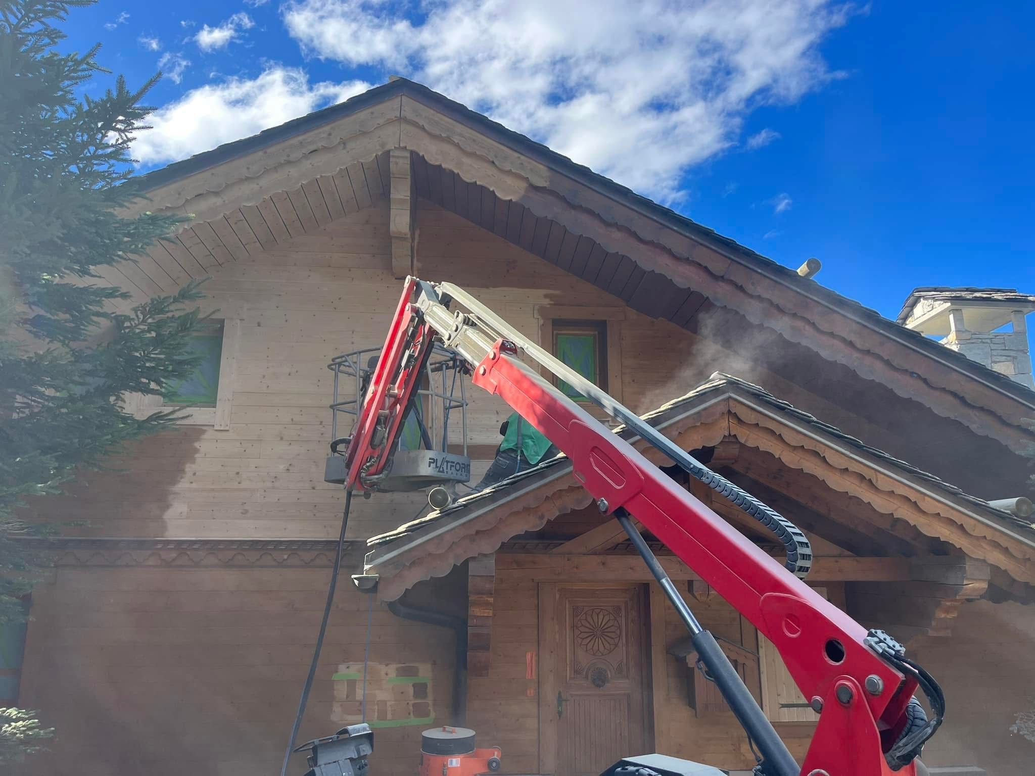 Traitement chalet bois